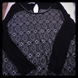 Maurice’s black long sleeve blouse Size 1X